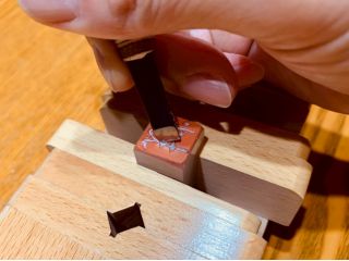 石のはんこ作り 篆刻体験(てんこく)