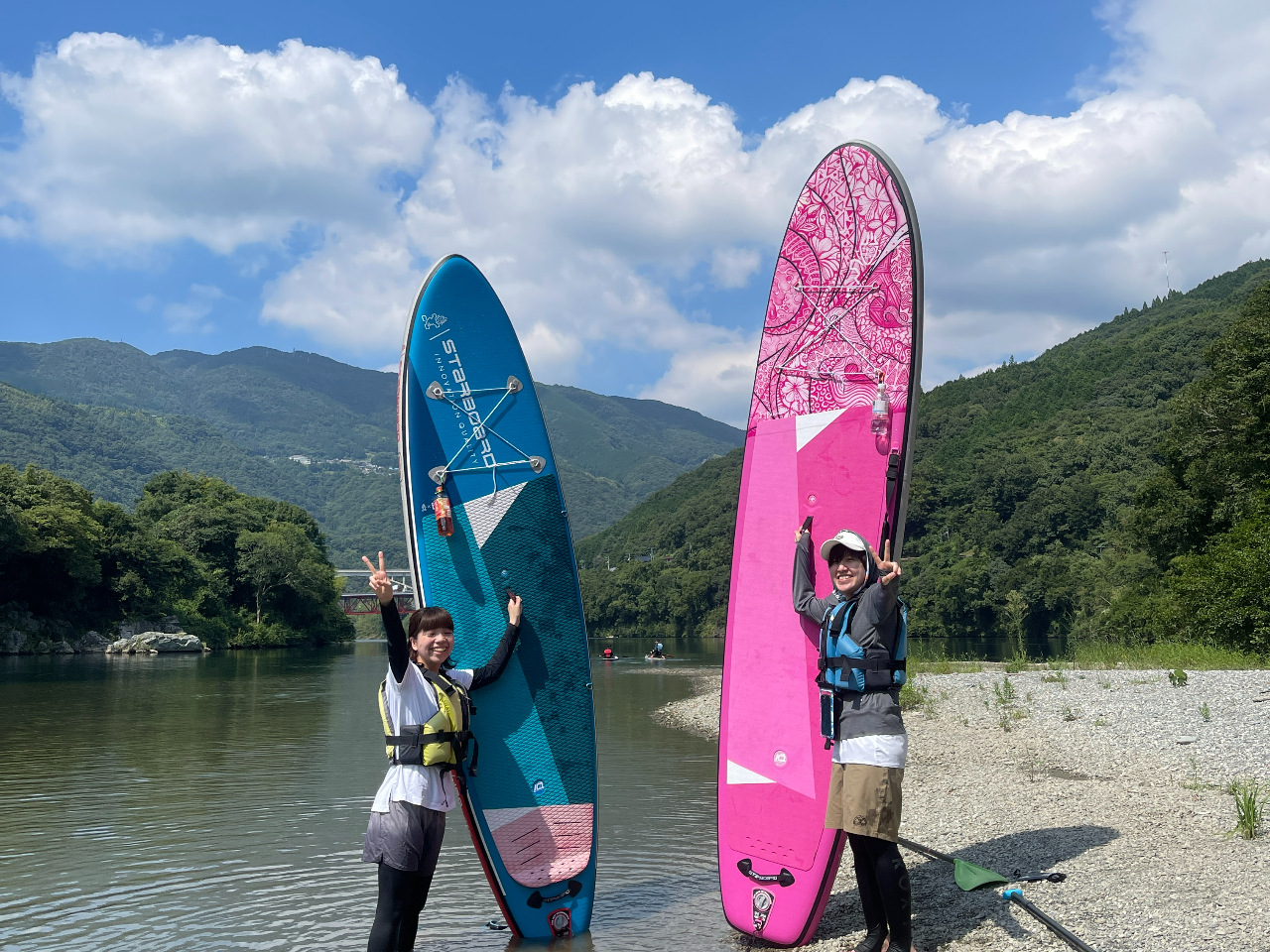 吉野川SUPツアー(インストラクター付き)