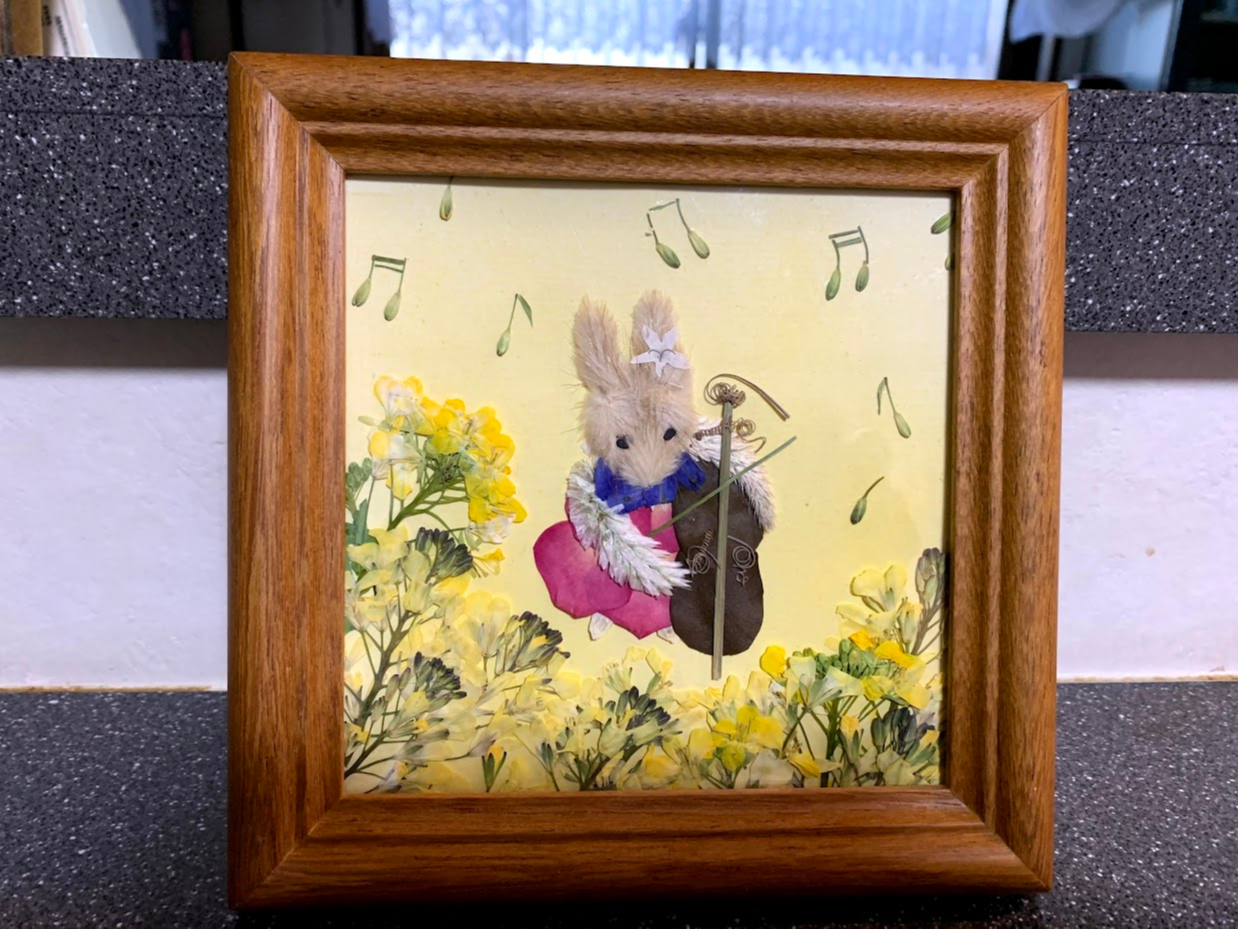 押花アート体験・ミニ額作り】色とりどりの押花でオリジナル作品を作