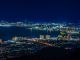眼下に広がる大津の夜景