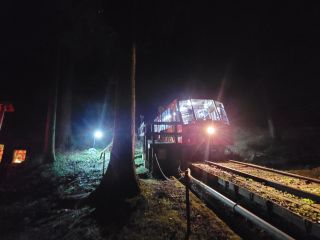 坂本ケーブル夜間運行