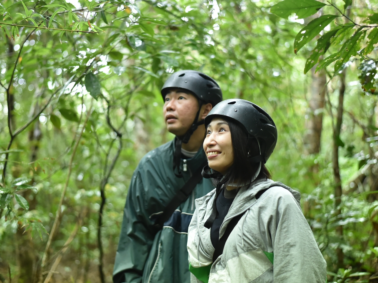 新婚旅行の思い出に!大自然のジャングル、カヤック+トレッキングツアー!