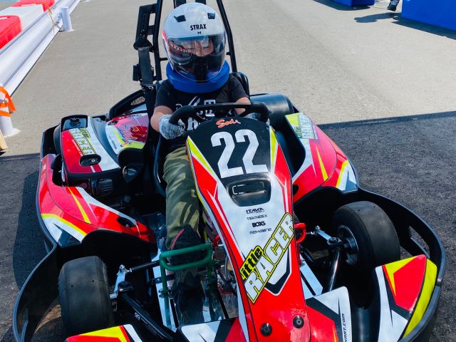 小学生向けのジュニアカートも本格的です!