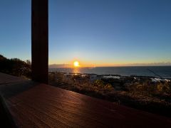 LIBERTY RESORTー久能山ー カフェテラスから見える駿河湾の夕日