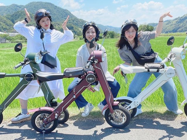 少しとまって自然を感じることも楽しみの一つ♪