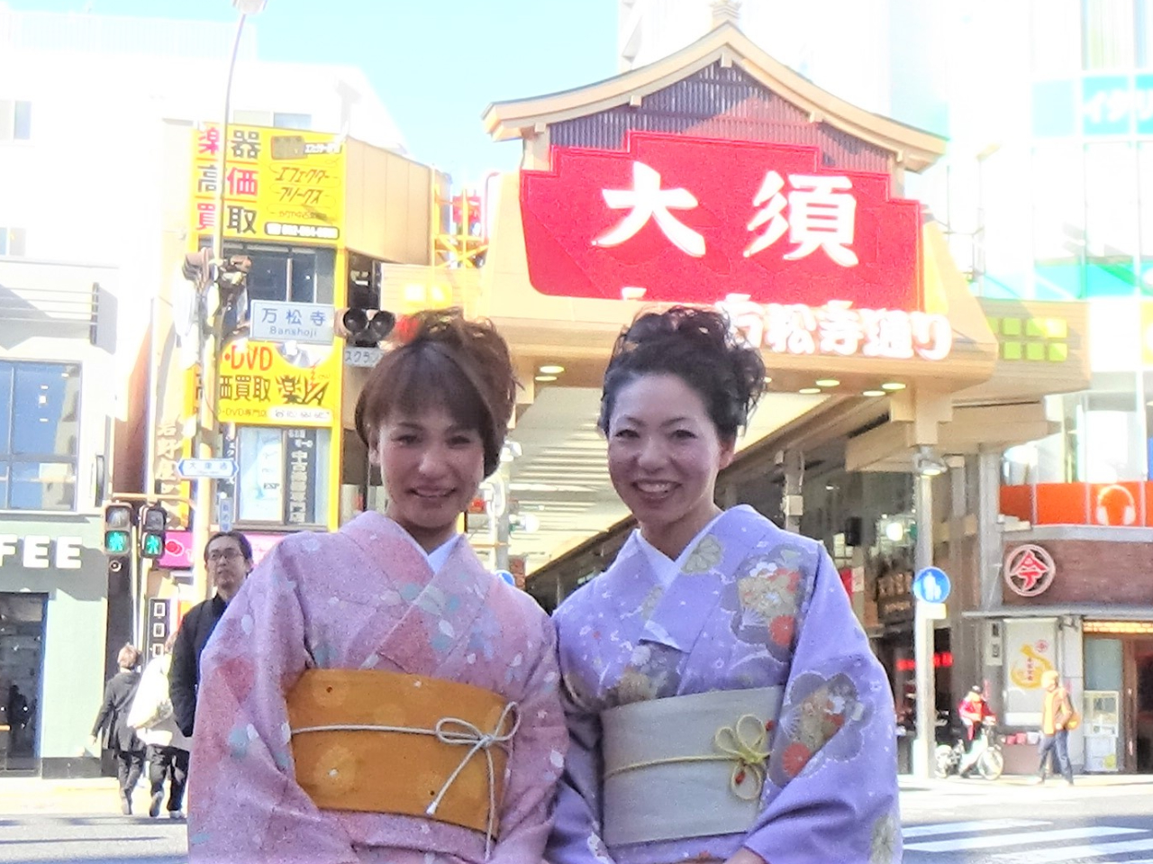 大須に着物でお出かけ♪ 飲食もOKです(^^)/