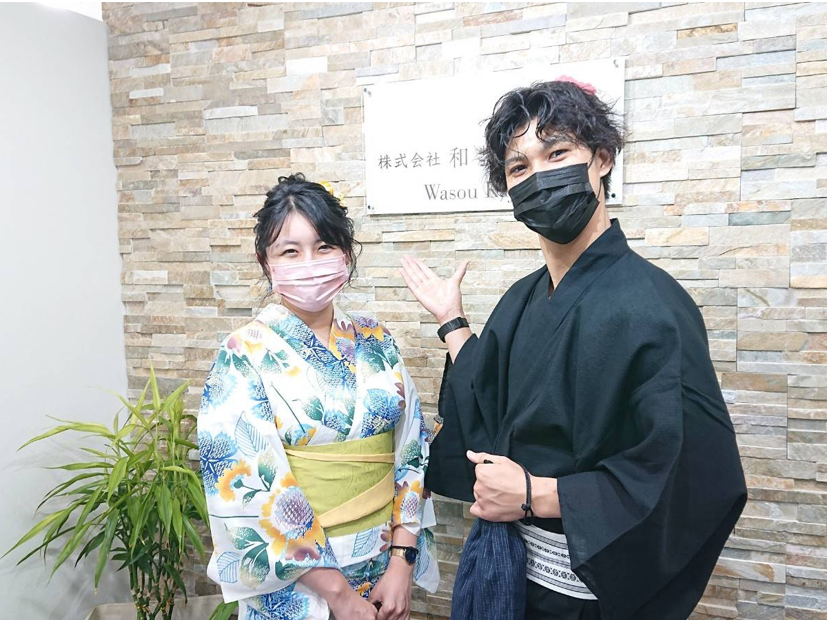 浴衣プラン(*^^*) お二人とも素敵♪