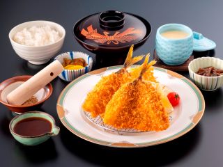 【看板メニュー】活きあじフライ定食