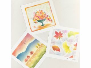 見本はこの3種類となりますが、色や配置はお好きにどうぞ♪