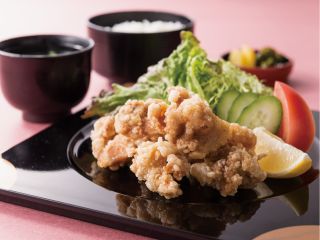 鶏のから揚げ定食