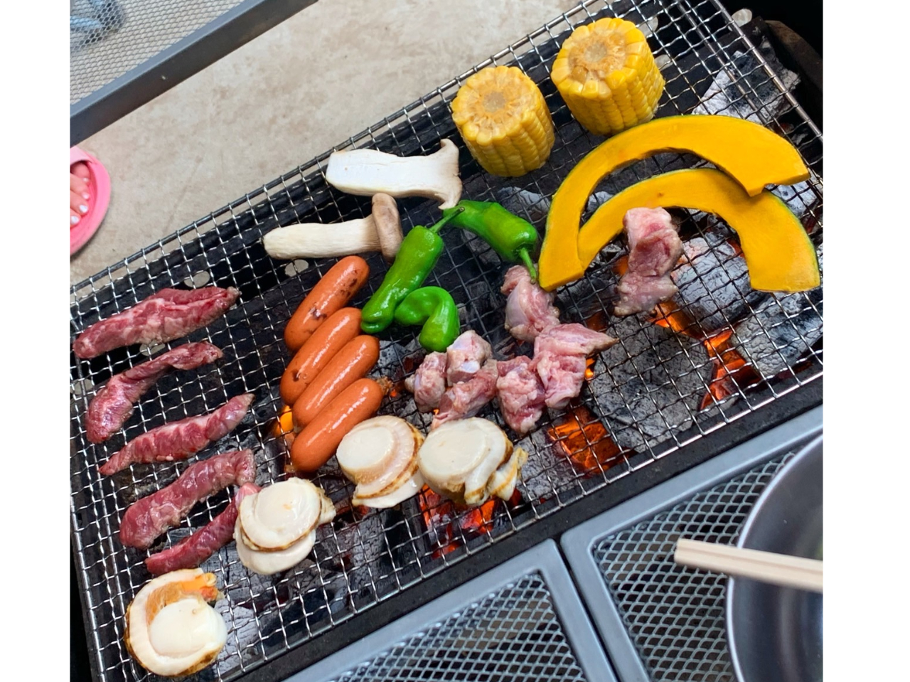 食材、飲み物は各自ご持参ください!美波町の海産物もBBQにすれば最高ですよ!