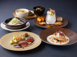 【冬のプリフィクスランチコース】お好きなメインを2種類お選びいただけます。