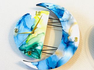 手作りかけ時計