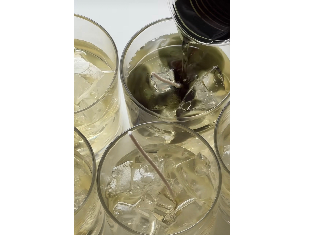 抹茶ラテキャンドル