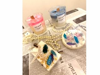 カフェラテキャンドル