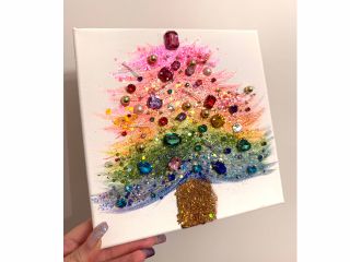 クリスマスツリーアート