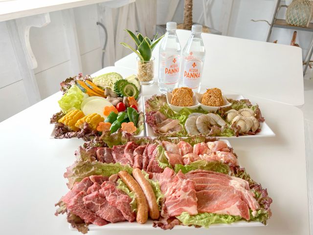 さんタクBBQ コース ※写真はイメージです。内容が異なる場合がございます。予めご了承くださいませ。