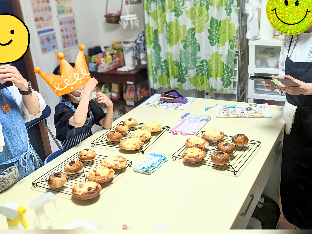 パンは基本的にはお持ち帰りですが、ご希望の方は試食する事もできます