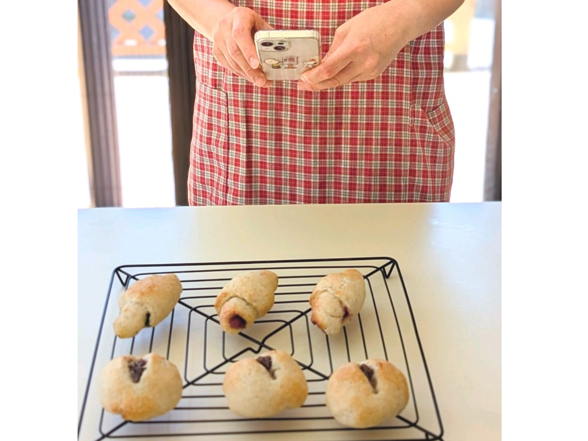 通常レッスンの生徒さんですが、お子さんが乳・卵アレルギーなので、このレシピをリリース直後にレッスンして、すごく気に入ってくださいました