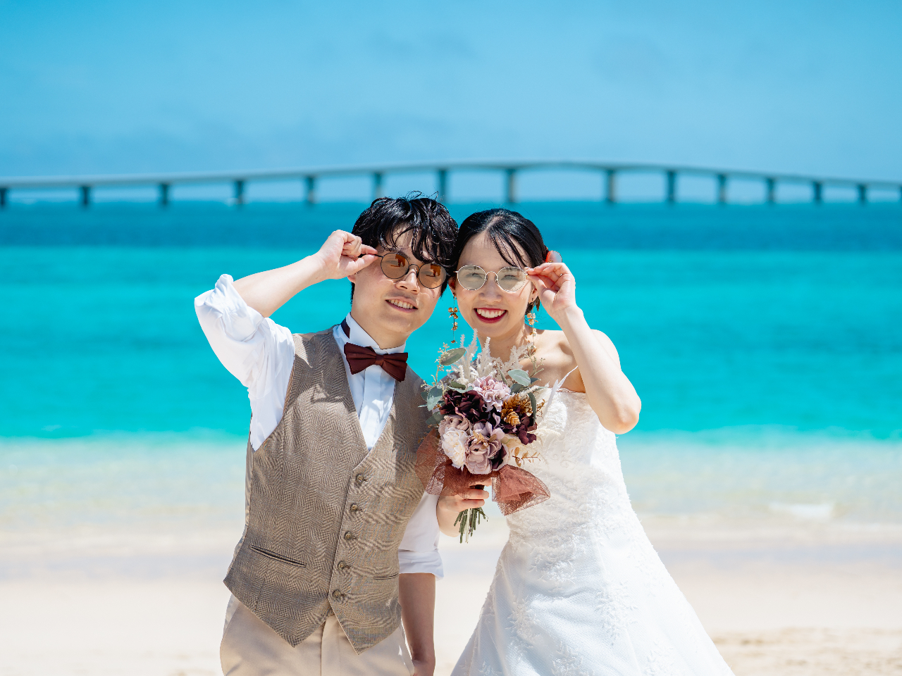 ドレス2着付き】宮古島 ビーチフォトプラン・撮影データ50カット