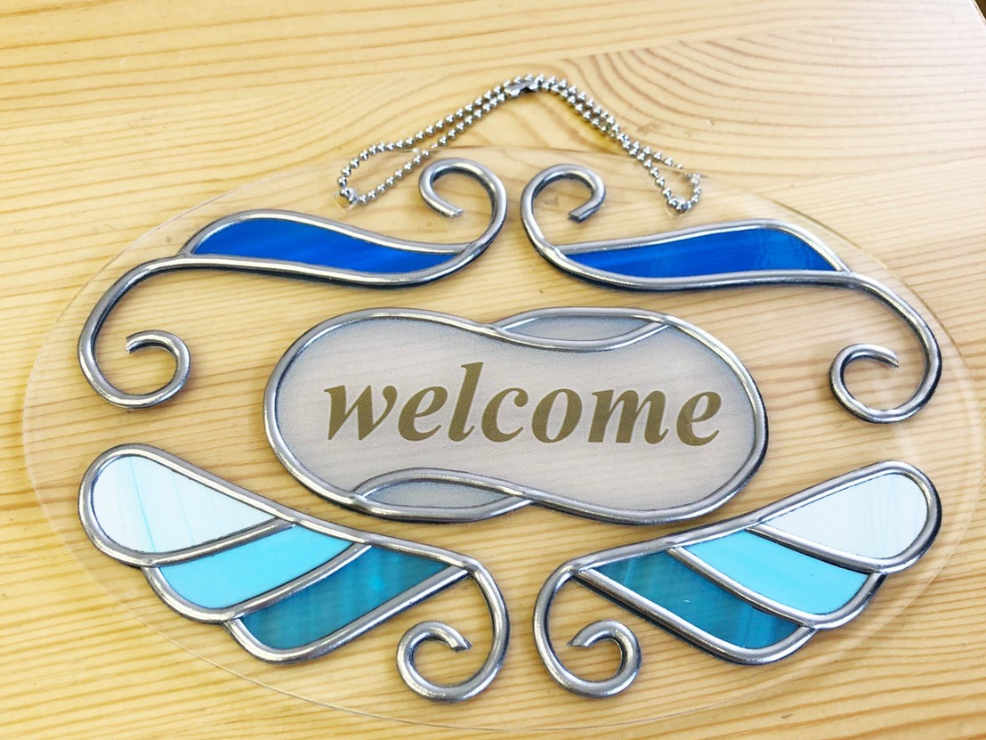 グラスアートウェルカムボード作り<ファミリーおすすめ!>