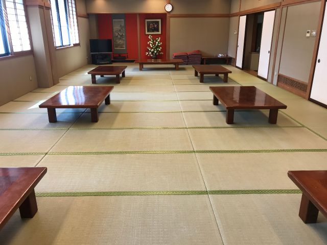 約30〜40人対応可能の広間もあります。