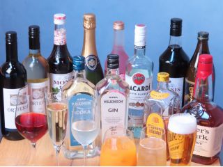 約40品 グラス交換制 1時間飲み放題(おつまみ付き)