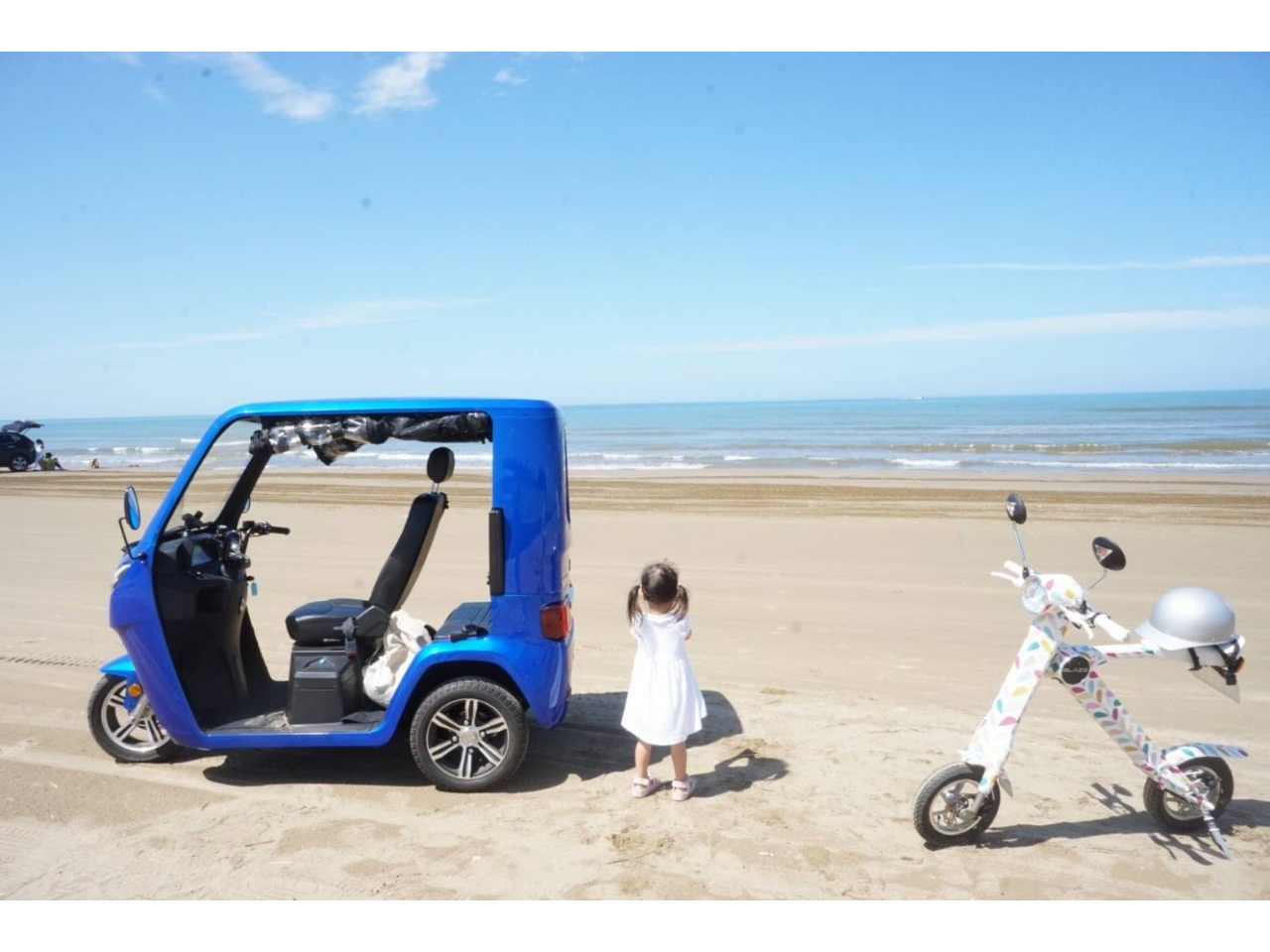 【地域クーポン対応】【金沢・能登】日本で唯一の砂浜ドライブ!EVトゥクトゥク2時...