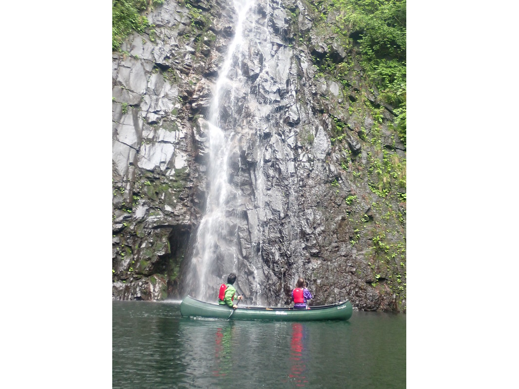 不動の滝のパワーをいただこう!