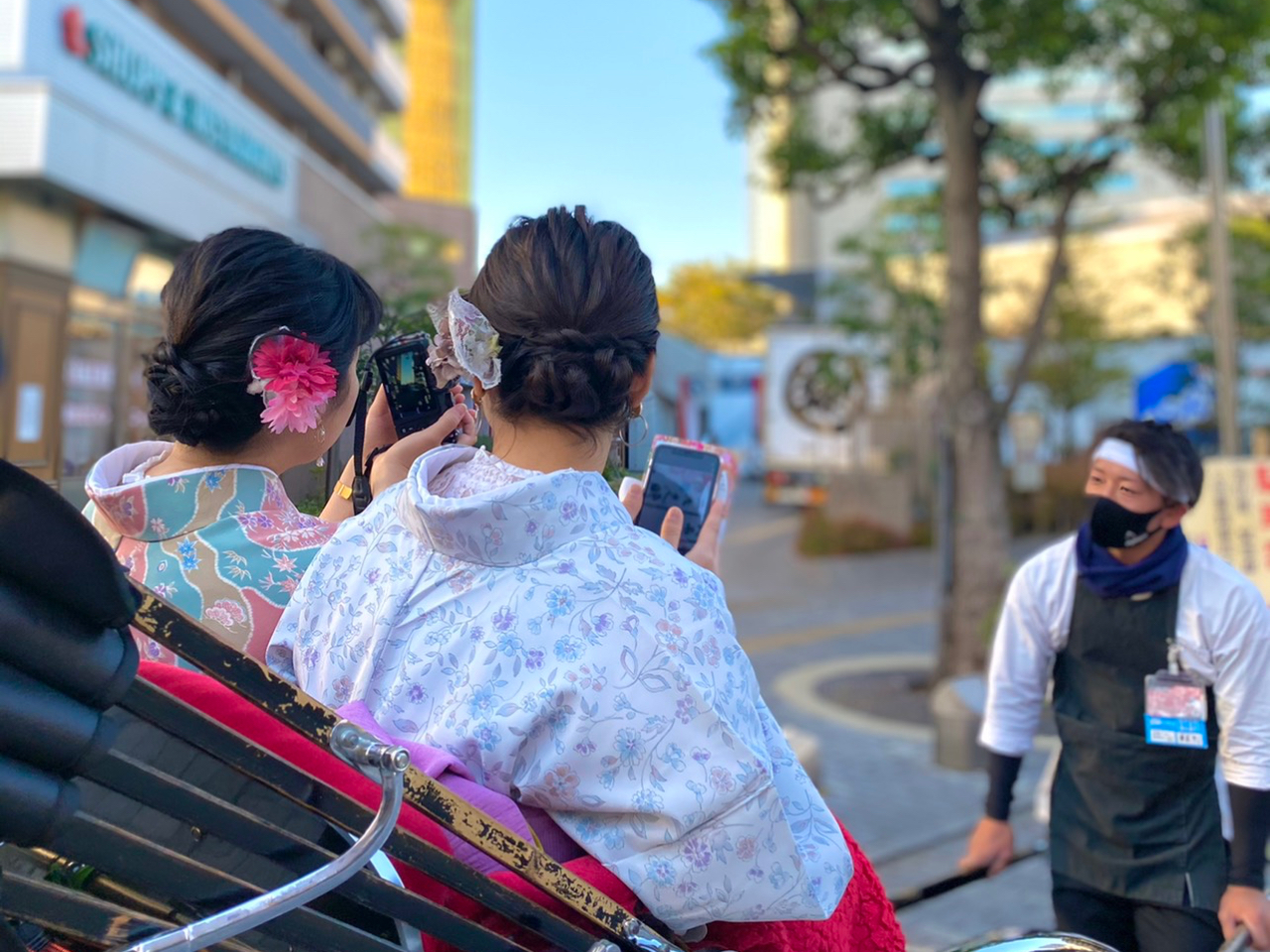 人力車ならではの視点で楽しんでいただけます!