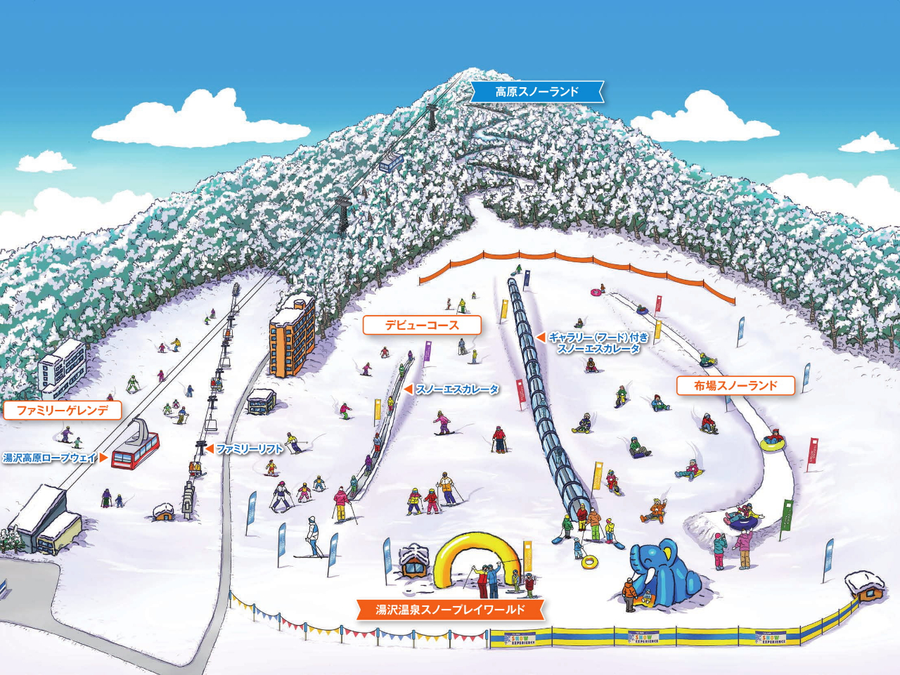 【2027年シーズン開催予定】湯沢高原スキー場【ロープウェイ付き山ろくゆきあそび...