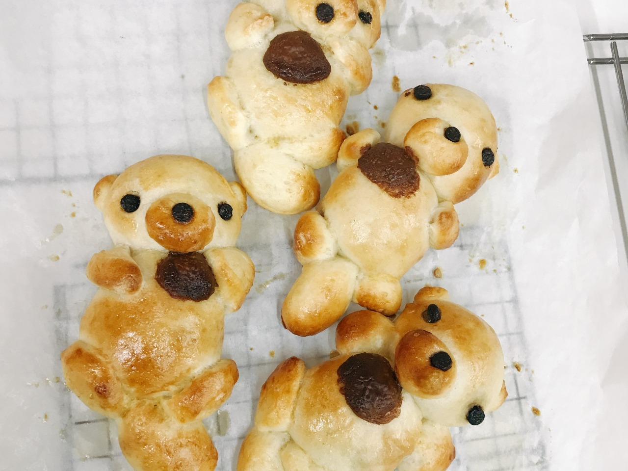 チョコパンの成型は、選べます。ラッコ♪