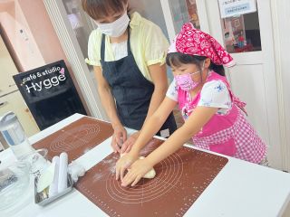 親子で一緒パン作り♪