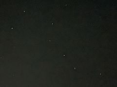 星が綺麗に見えます。巨大プラネタリウムのような満天の空。