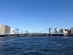 「清洲橋」 隅田川三名橋として国の重要文化財に指定された美しい吊り橋