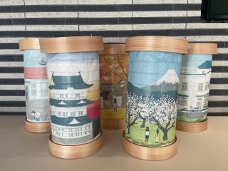 たなかきょおこさんデザインの小田原ちょうちん体験