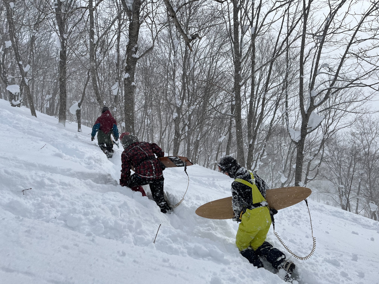 北海道・大滝】はじめての雪板体験！まるで雪上サーフィン『雪板』ゆき