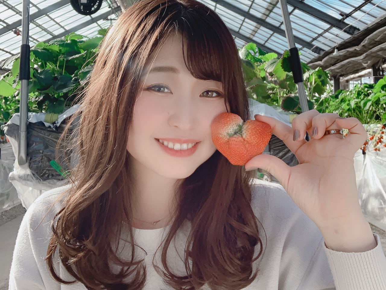 ハートのいちご♪