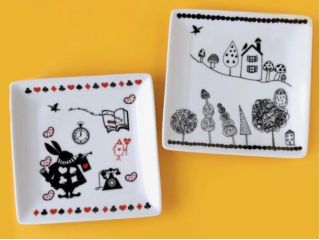 2枚お作りできるプレート、違う柄でそれぞれ楽しんでくださいました。