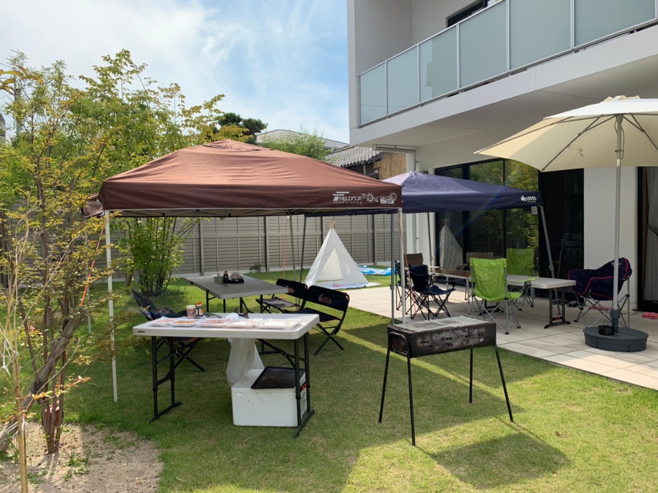 ご自宅のお庭で