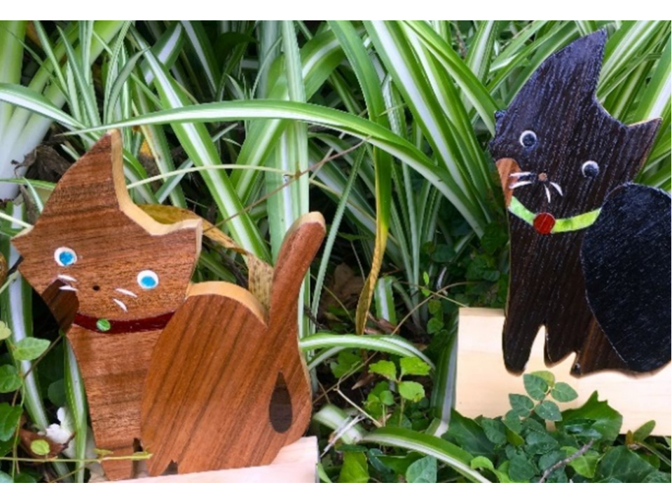 【2日間で木のぞうがん制作じっくりプラン】すぐにお持ち帰り可☆「簡単わんにゃんス...