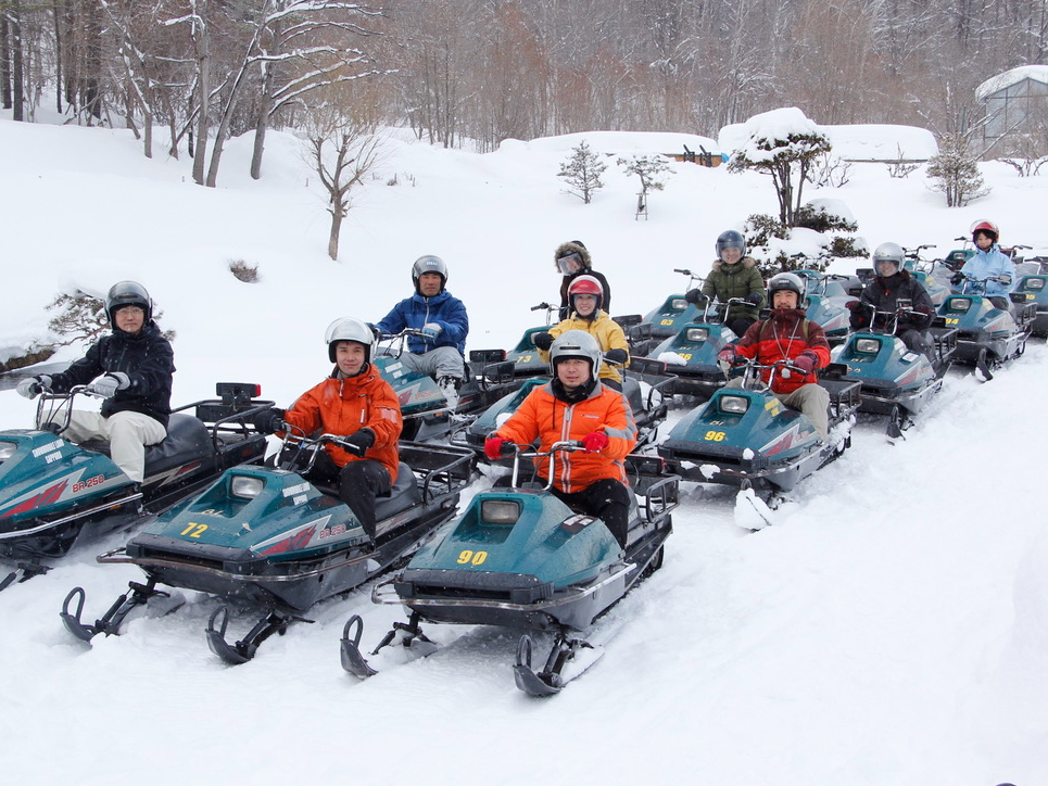 札幌】スノーモビルツアー／ダイナミックコース 60分（送迎有
