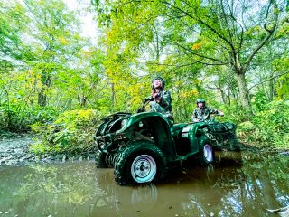 札幌市内で本格的山岳樹海コースを楽しめます。