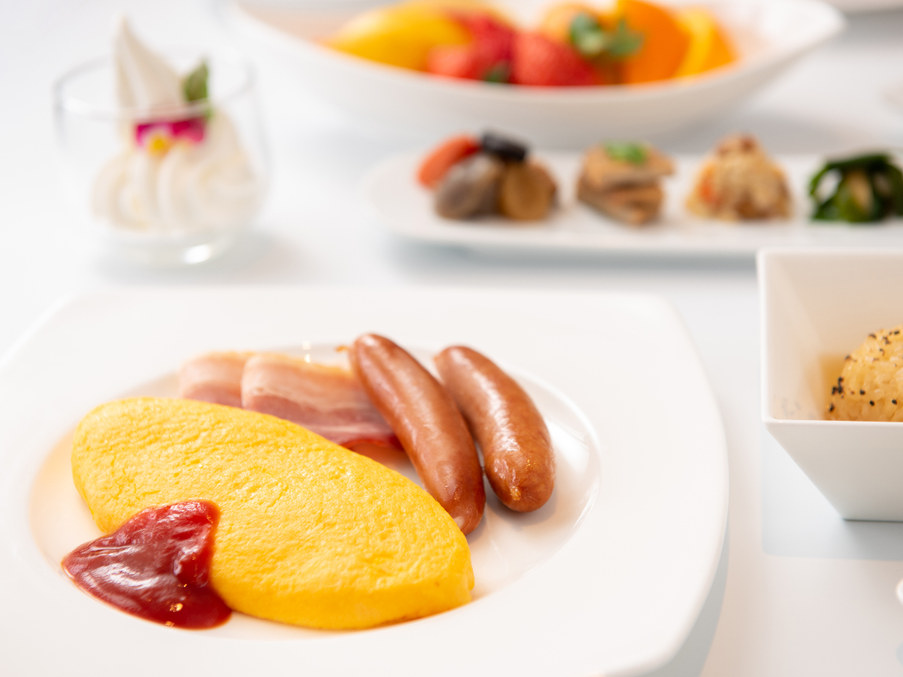とちぎの朝ごはん満喫☆朝食ビュッフェ カフェレストラン オアシス