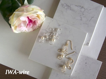 写真はピアスですが、イヤリングへの変更も可能です♪