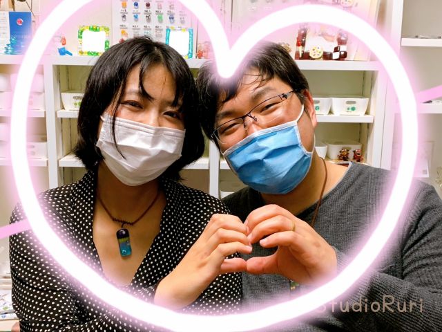 カップル限定プランで特別なアクセサリーを作りましょう〜♪