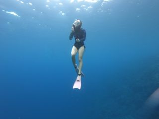 練習は沖縄の綺麗な海でどうぞ!