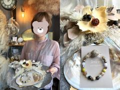 沢山の天然石からお好きにセレクト!自分だけのオリジナルブレスレットをお作りいただけます♪