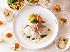 “いばらき”を食べようフェア/常陸の輝き 豚フィレ肉の薄切りソテー 香草入りクリームソース(+900円)
