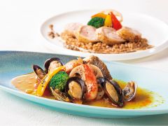 ピザ、パスタ、魚料理、肉料理の中からお好きなメインディッシュをお選びください♪